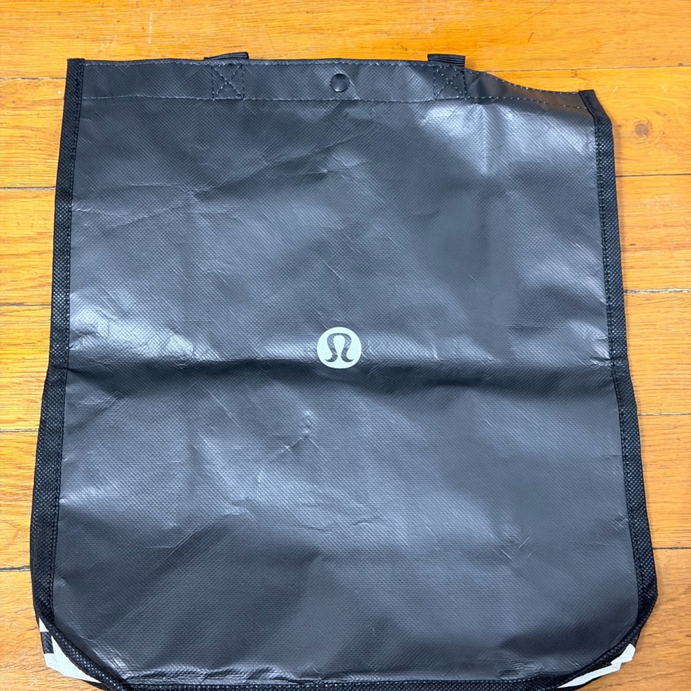lululemon athletica Black Shopping Bag-Big
